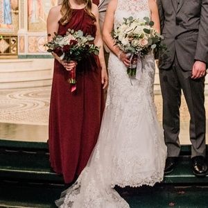 Bridesmaid Alfred Angelo 6 Mahogany/Wine/Burgundy